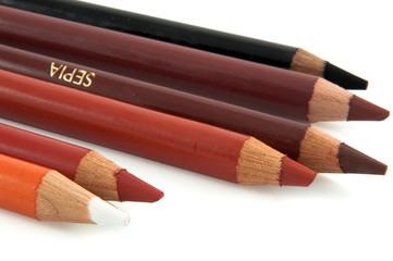 crayons de couleur - Sanguines