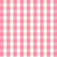 Seamless pink plaid pattern