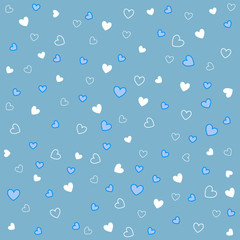 seamless pattern with hearts