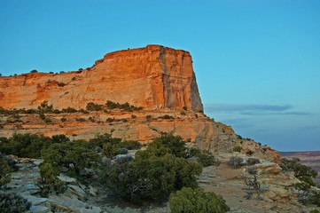 Cliff at Sunset