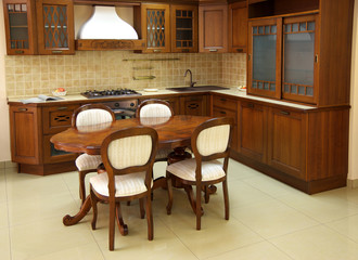 Wooden kitchen