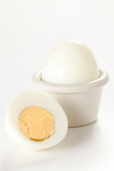 boiled egg isolated