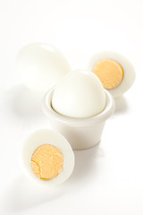boiled egg isolated
