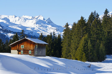Winter in den Bergen