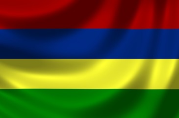 Obraz premium Nationalfahne von Mauritius