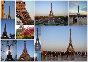 La tour Eiffel - obrazy, fototapety, plakaty