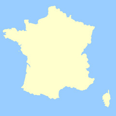Obraz premium France map
