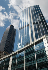 Obraz premium Financial buildings, City of London England