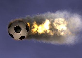 Soccer ball FireBall © JumalaSika ltd