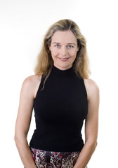 Fototapeta premium casual european woman