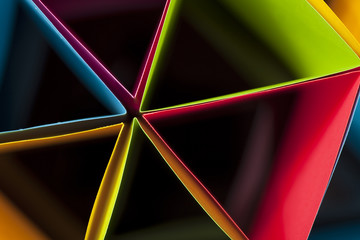 Dramatic Colorful Triangles