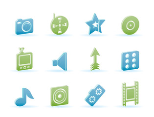 Entertainment Icons - Vector Icon Set