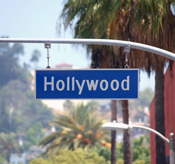 Obraz premium Hollywood Bl Sign