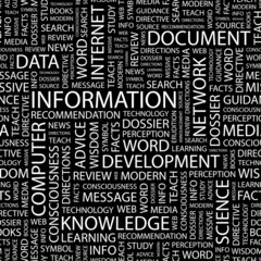 INFORMATION. Seamless vector background.