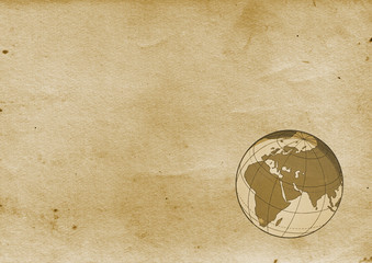 Globe Illustration (from late 1800)