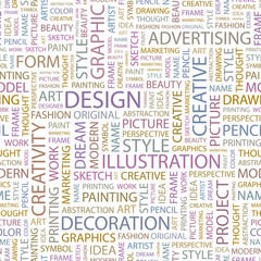 Fototapeta premium DESIGN. Seamless vector background.
