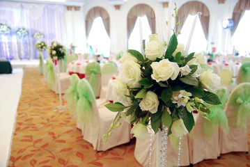 Flowers in wedding
