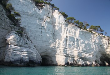 coast nearby Vieste, GArgano, south Italy