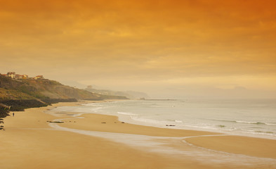Fototapeta na wymiar Basków plaży Biarritz
