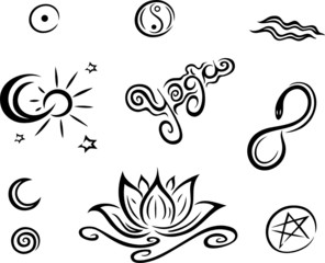 Lotus, Lotusbl&uuml;te, Wellness, Meditation, Yoga, Set
