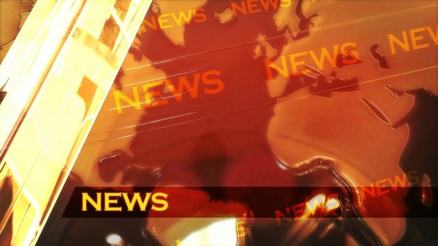 Breaking News information 3D background video