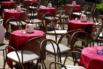 Tavoli all'aperto - Tropea - Calabria