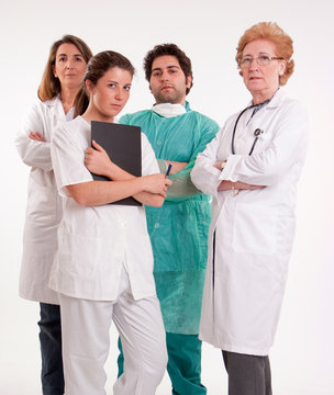 Medical professionals team