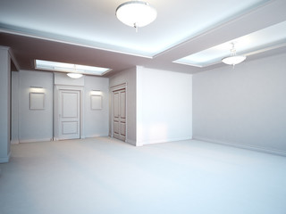 Obraz premium gray interior