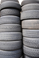 consumed tires