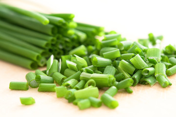 Schnittlauch - geschnitten