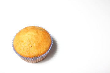 muffin on white background