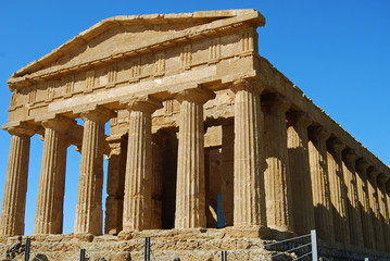 Ruins of Greek civilization in Agrigento, Sicily