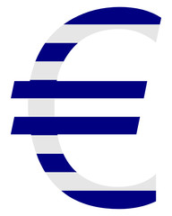 Fototapeta premium Griechischer Euro