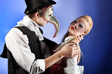 fearful mask