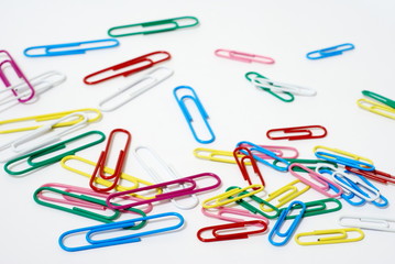 Group of paperclips
