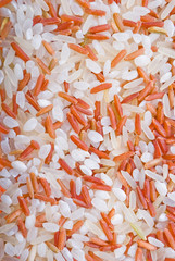 Fototapeta premium Texture of colored rice