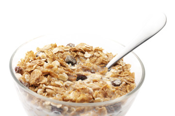 Muesli with milk