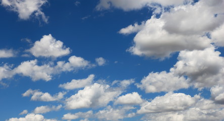 Fototapeta premium Blue and white sky