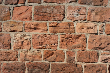 Steinwand mit Sandsteinen 