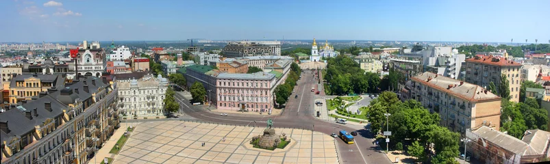 Fotobehang Kiev panoramisch uitzicht © joppo
