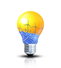 "Erneuerbare Energie" Konzept