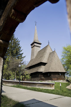 Wood Ortodox cathedral