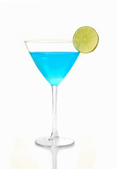 Blue cocktail