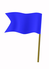 Dark blue small flag