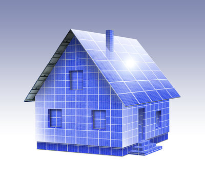 Eigenheim aus Solarzellen