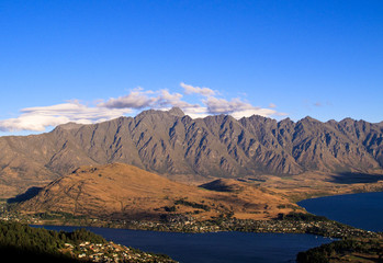 Queenstown and Remarkables range