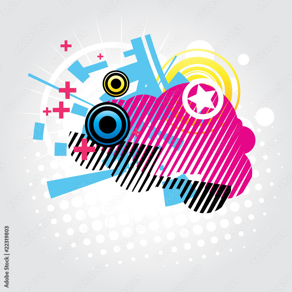 Poster abstract vector background