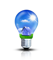 Solar Haus in der Lampe