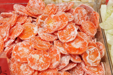 preserved sweet potato in the market