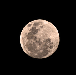 Obraz na płótnie Canvas okrągły księżyc